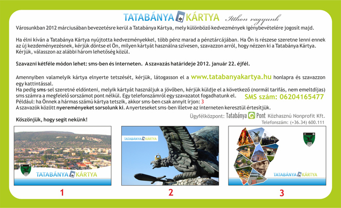 tatabánya kártya