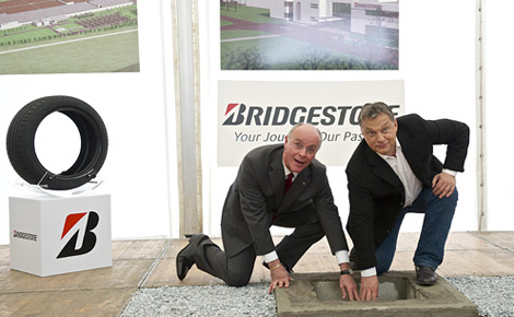 Tatabányán bővített a Bridgestone
