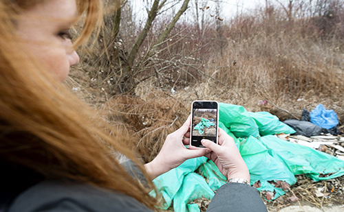 Applikációval szedték össze a szemetet